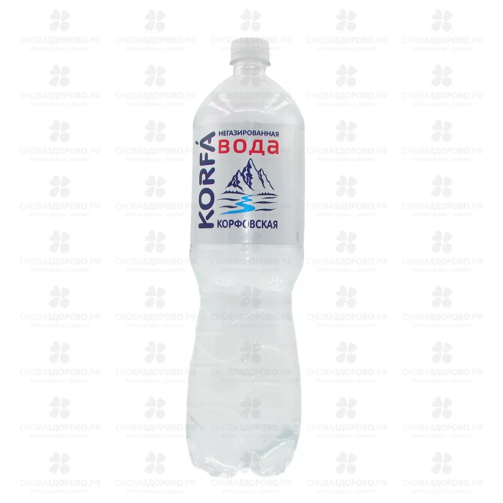 Вода минеральная Корфовская негазированная 1,5л ✅ 33687/09424 | Сноваздорово.рф