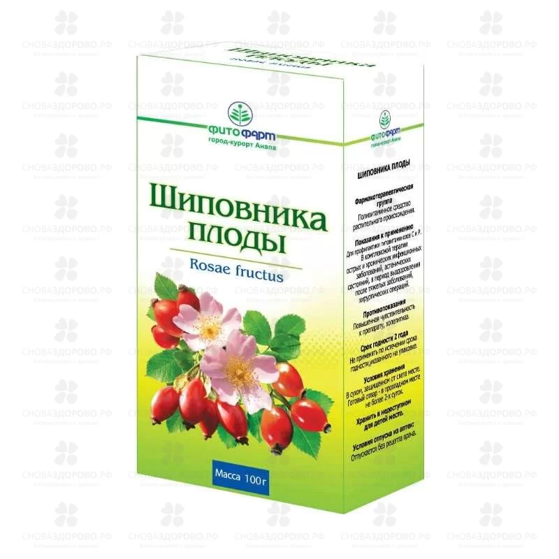 Шиповника плоды 100г ✅ 32513/06928 | Сноваздорово.рф