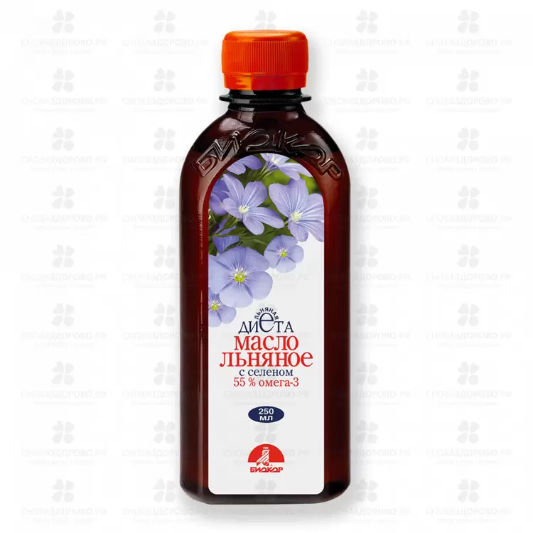 Масло льняное с селеном 250мл флакон (БАД) ✅ 08714/06721 | Сноваздорово.рф
