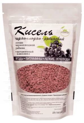 Кисель сухой витаминизированный (черноплодно-рябиновый) 250г зип-пакет ✅ 37542/06656 | Сноваздорово.рф