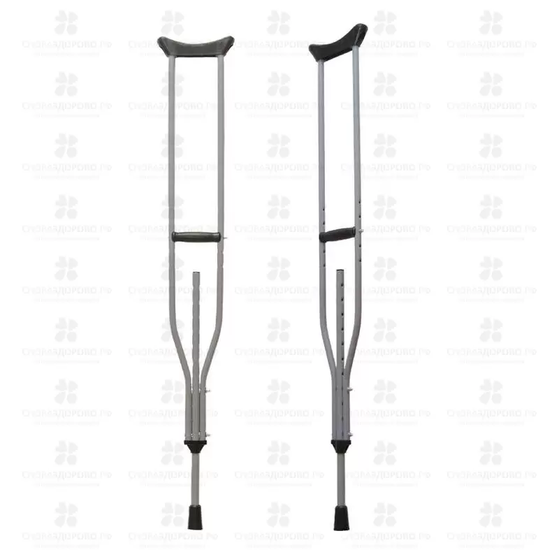 Костыли опорные металлические для взрослых с УПС 2шт. ✅ 25721/06693 | Сноваздорово.рф